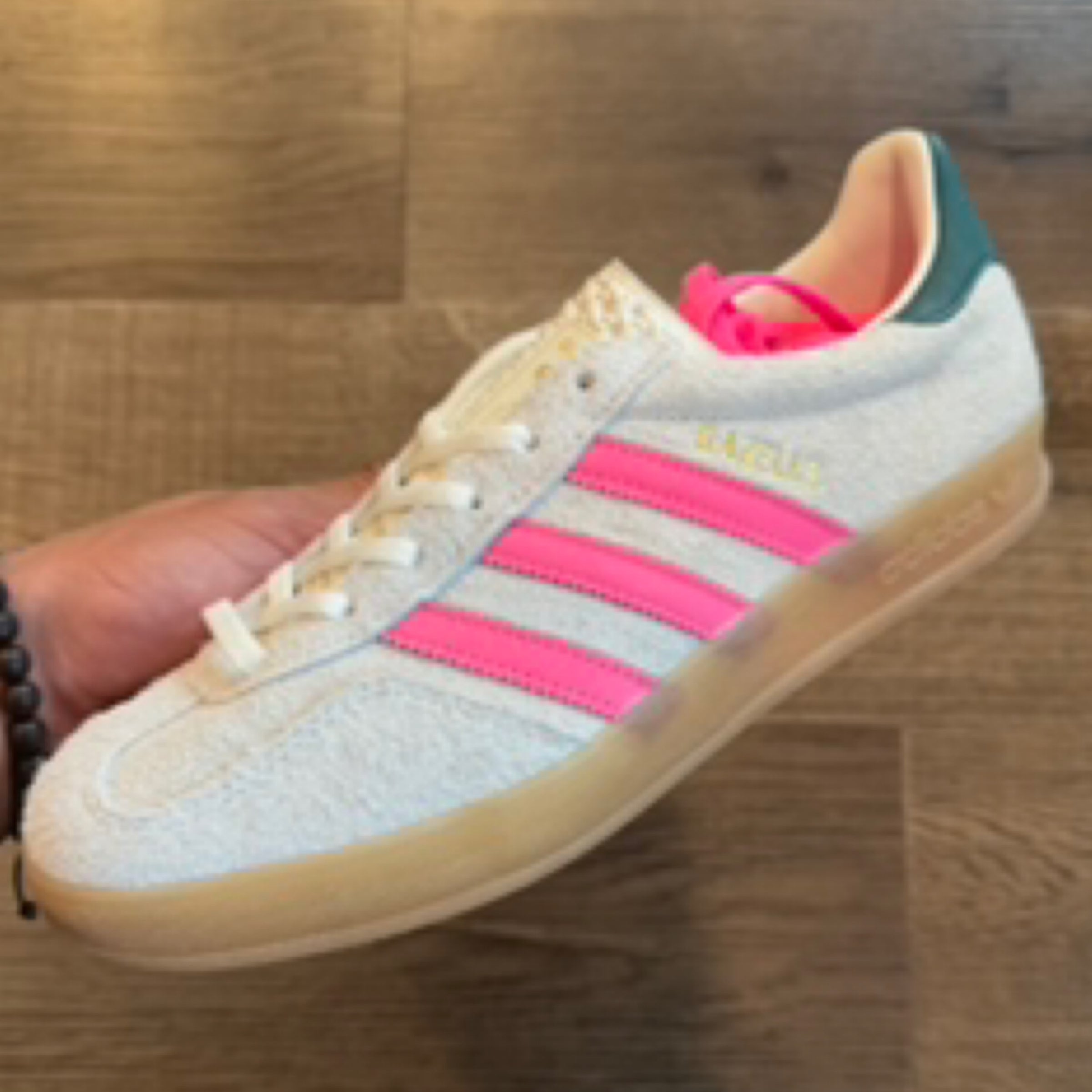 Adidas Gazelle Off White Lucid Pink(Womens) | Rawkickz Adidas Gazelle Off White Lucid Pink(Womens) | Rawkickz